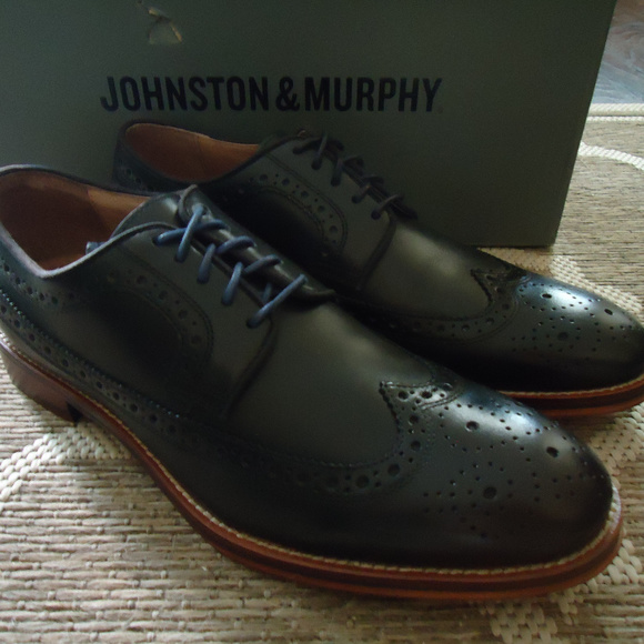 Johnston & Murphy Mens Conard Wingtip Oxford NWB